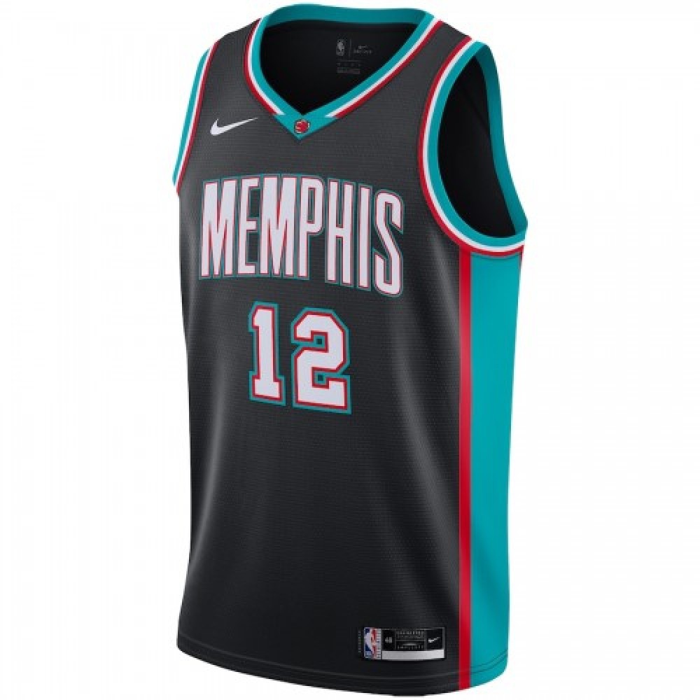 Men's Memphis Grizzlies Ja Morant #12 Black Hardwood Classics 2020/21 Jersey - Classic Edition-Pro Kit Vault | Brand New 26/27 Sports Jerseys